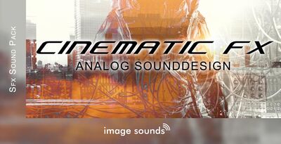 Image sounds cinematic fx analog sound design banner