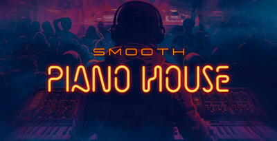 Producer loops smooth piano house banner